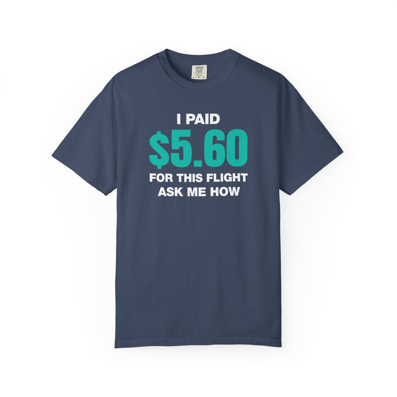 Load image into Gallery viewer, $5.60 Flight Credit Card Points Miles Travel T-shirt