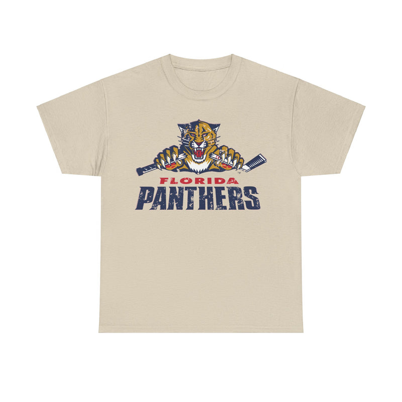 Load image into Gallery viewer, Florida Panthers Blue Logo Ice Hockey T-shirt