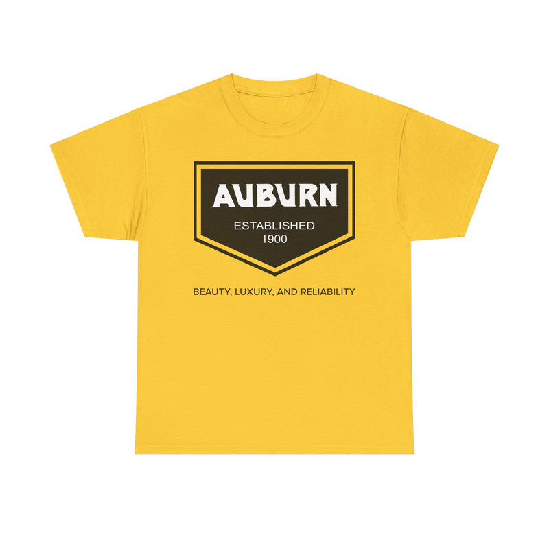Load image into Gallery viewer, Auburn Established 1900 Beauty Luxury Reliability Vintage Auto T-shirt