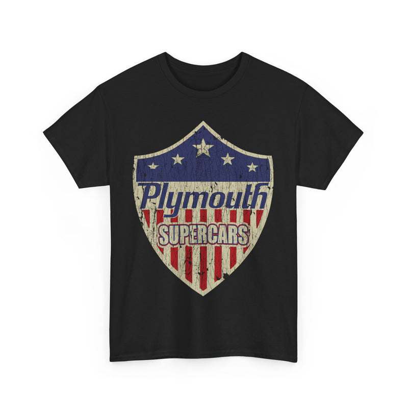 Load image into Gallery viewer, Plymouth Supercars Logo Nostalgic Car T-shirt