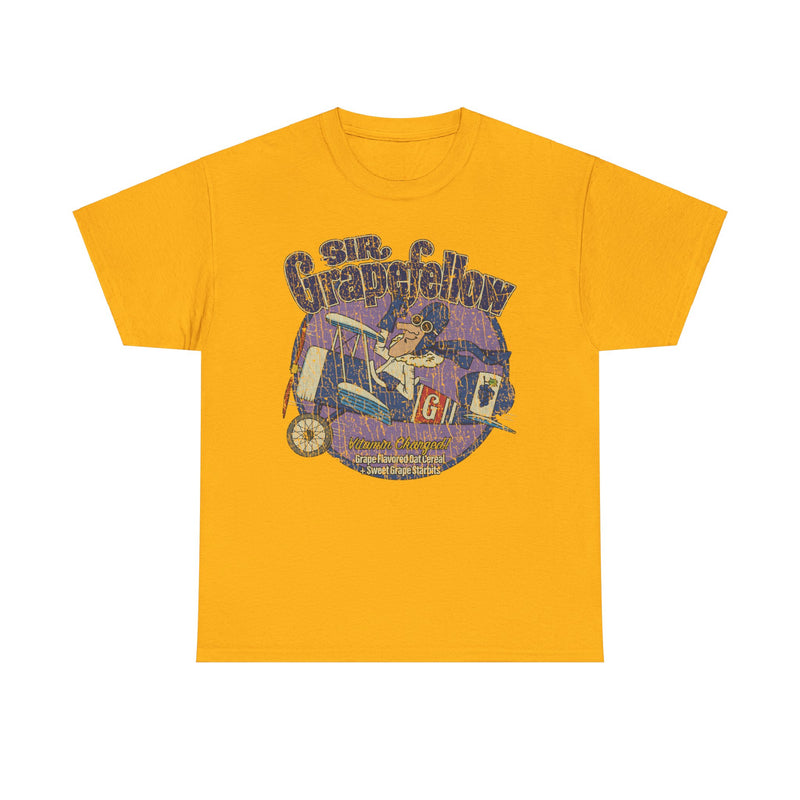 Load image into Gallery viewer, Sir Grapefellow Grape Flavored Oat Cereal Nostalgic T-shirt