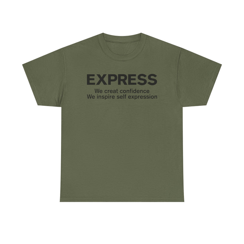 Load image into Gallery viewer, Express T-Shirt Defunct Fashion Retailer We Create Confidence Inspire Self Expression