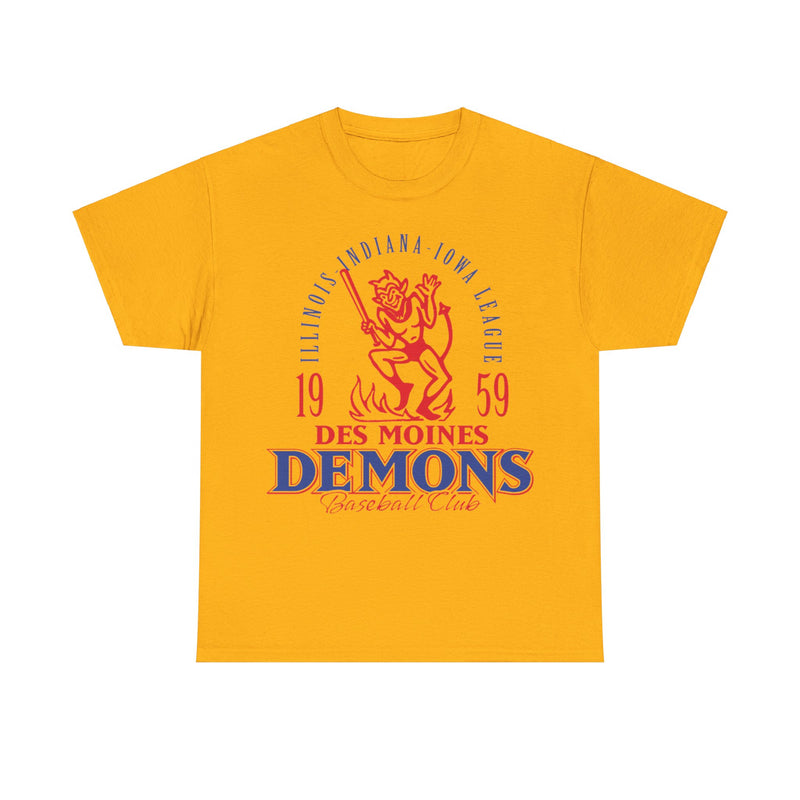 Load image into Gallery viewer, Des Moines Demons Est 1959 Iowa Baseball T-shirt