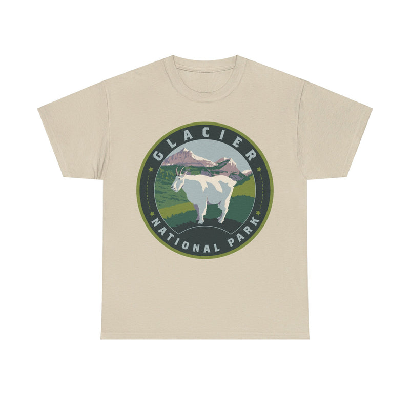 Load image into Gallery viewer, Glacier National Park Montana Round Logo T-shirt