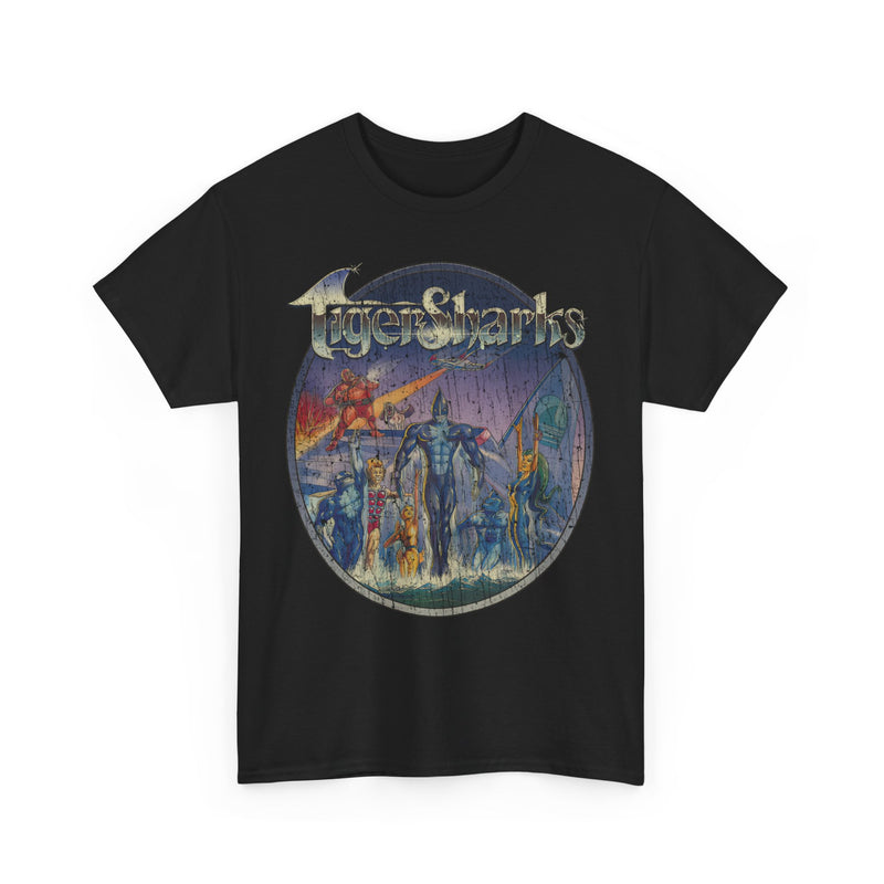 Load image into Gallery viewer, TigerSharks 1987 Action War Adventure Movie T-shirt