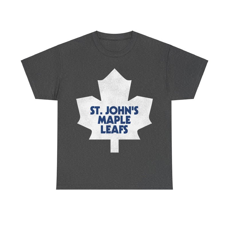 Load image into Gallery viewer, St Johns Maple Leafs Hockey Team Nostalgic Retro T-shirt