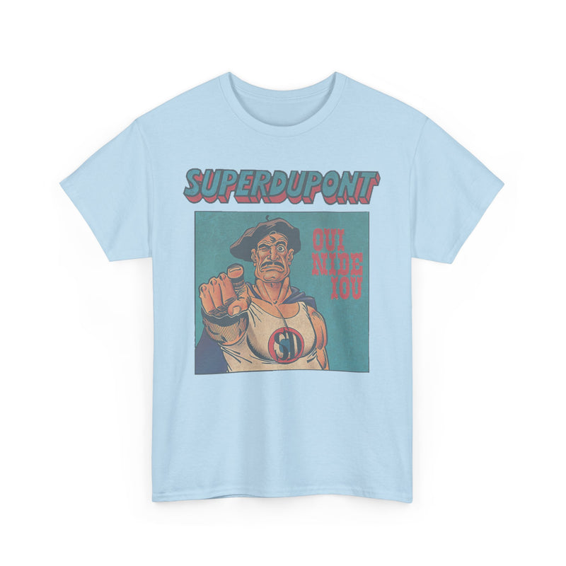 Load image into Gallery viewer, Superdupont 1972 France Superhero Comic Strip T-shirt