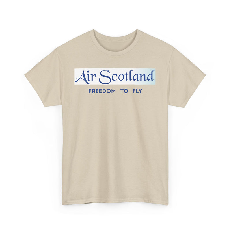 Load image into Gallery viewer, Air Scotland Freedom To Fly Vintage Scottish Airline Logo Aviation T-shirt