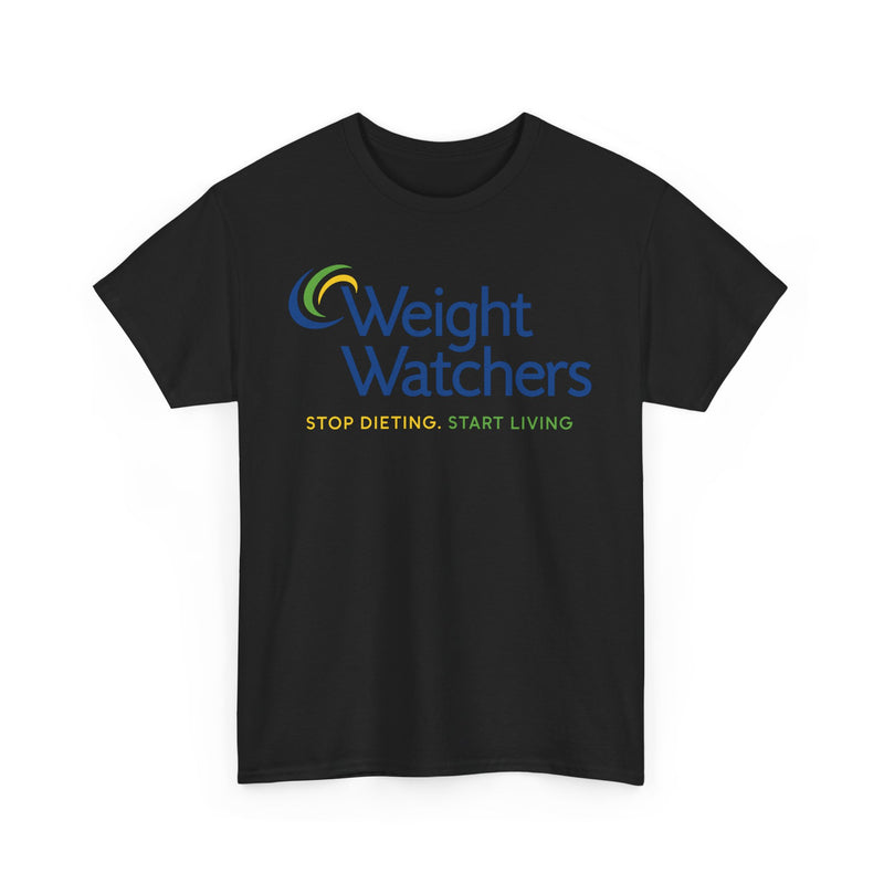 Load image into Gallery viewer, Weight Watchers Blue Green Yellow Logo Stop Dieting Start Living T-shirt