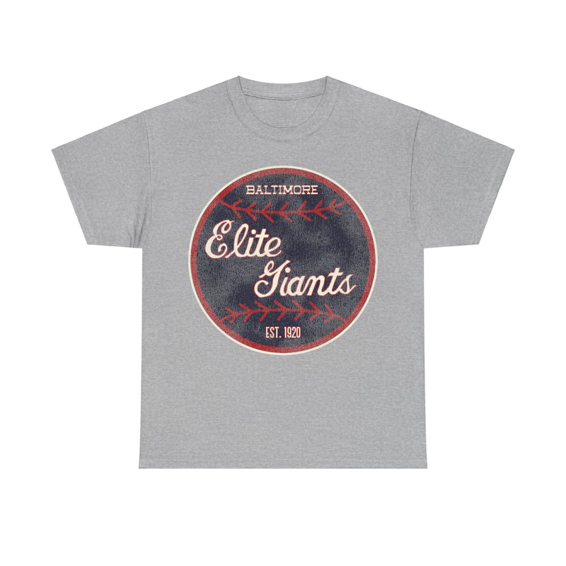 Load image into Gallery viewer, Baltimore Elite Giants Nostalgic Retro Baseball T-shirt