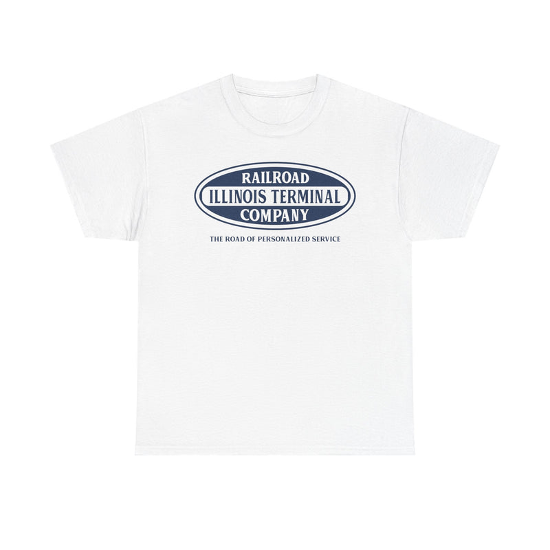 Load image into Gallery viewer, Illinois Terminal Personalized Service Railroad Logo Train T-Shirt