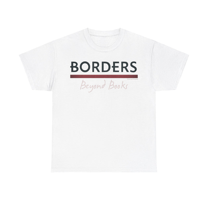 Load image into Gallery viewer, Borders Beyond Books Nostalgic Retro Logo T-shirt