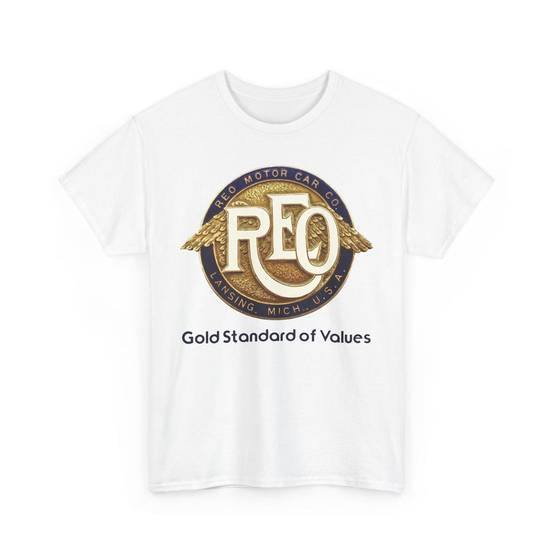 Load image into Gallery viewer, REO Motor Car Co Lansing Michigan Gold Standard Wings T-shirt