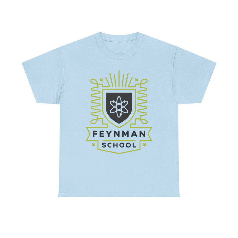 Load image into Gallery viewer, The Feynman School T-Shirt Defunct Bankrupt Logo Tee