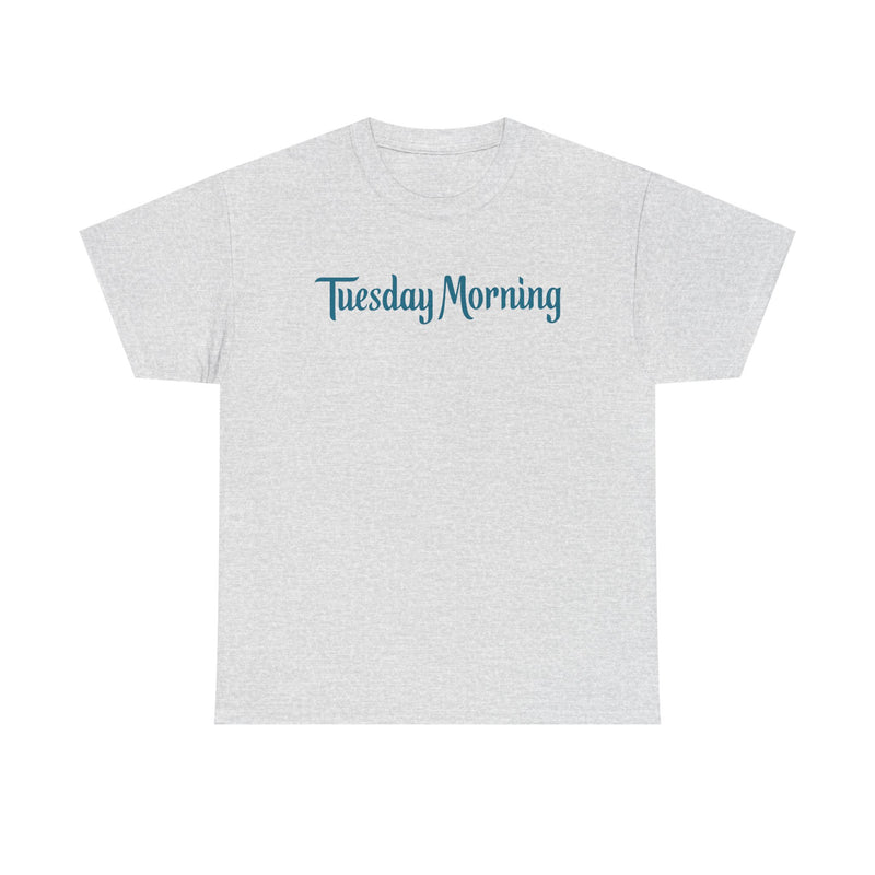 Load image into Gallery viewer, Tuesday Morning T-Shirt - Discount Retail Industry Bankrupt Logo Tee