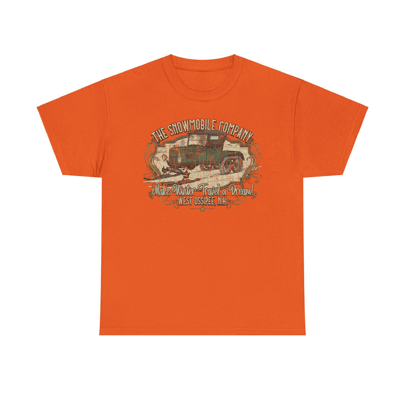 Load image into Gallery viewer, The Snowmobile Company 1922 West Ossipee New Hampshire Car Snow Logo T-shirt