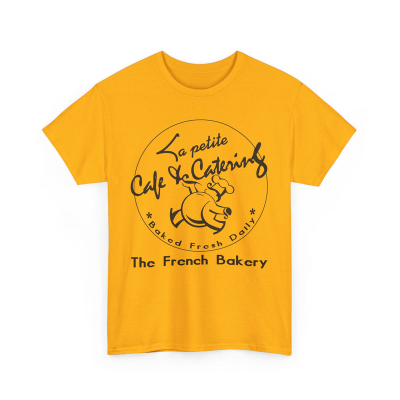 Load image into Gallery viewer, La Petite Cafe & Catering French Bakery Vintage Logo Classic Food T-Shirt