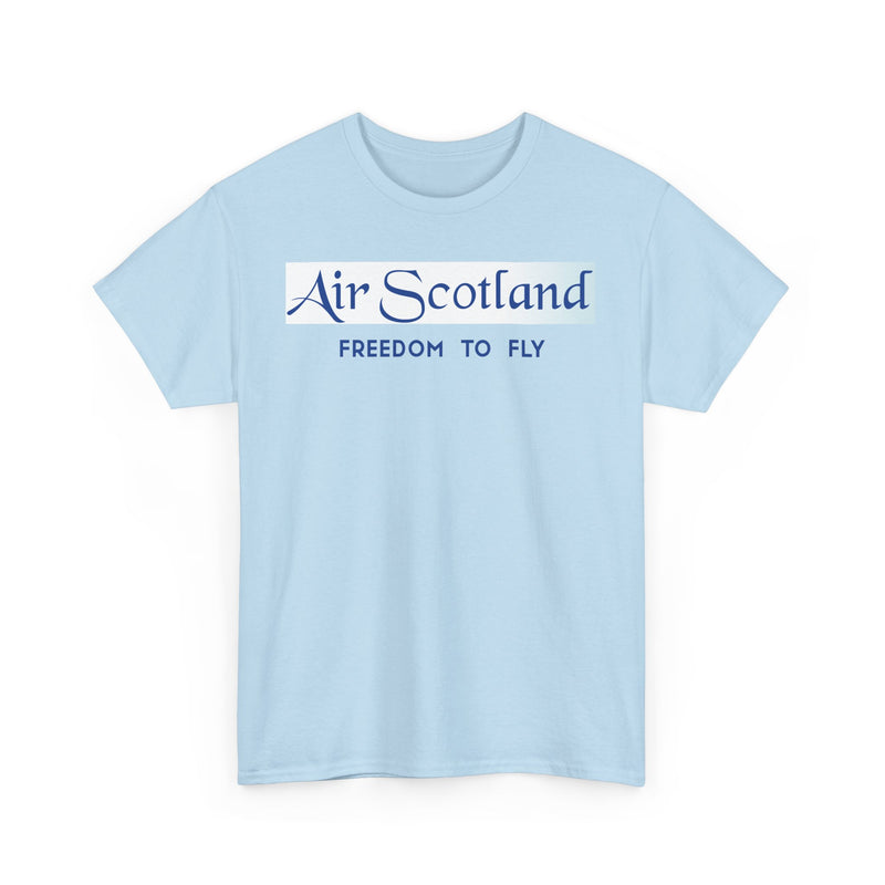 Load image into Gallery viewer, Air Scotland Freedom To Fly Vintage Scottish Airline Logo Aviation T-shirt