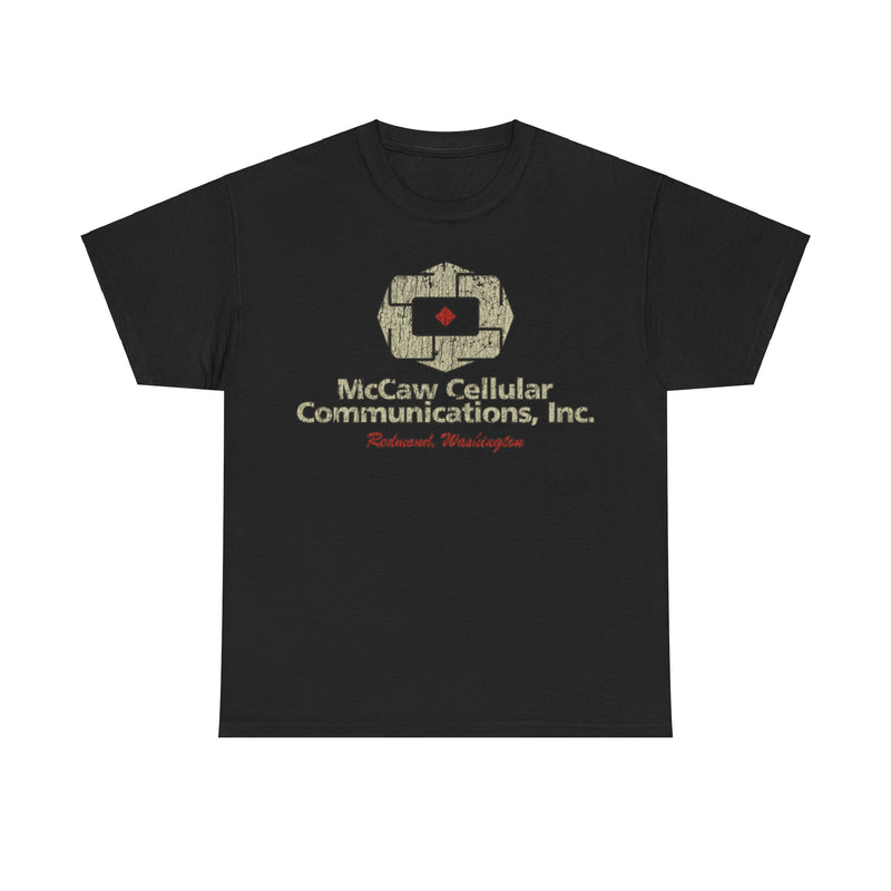 Load image into Gallery viewer, McCaw Cellular Redmond WA 1986 Tech Distressed Print T-shirt