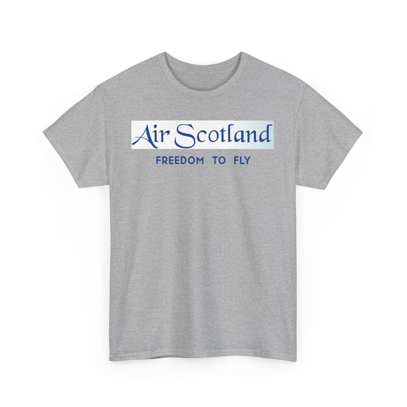 Load image into Gallery viewer, Air Scotland Freedom To Fly Vintage Scottish Airline Logo Aviation T-shirt