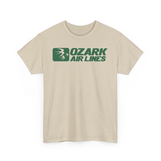 Ozark Airlines Green Logo Regional Aviation Collectible Nostalgia T-shirt