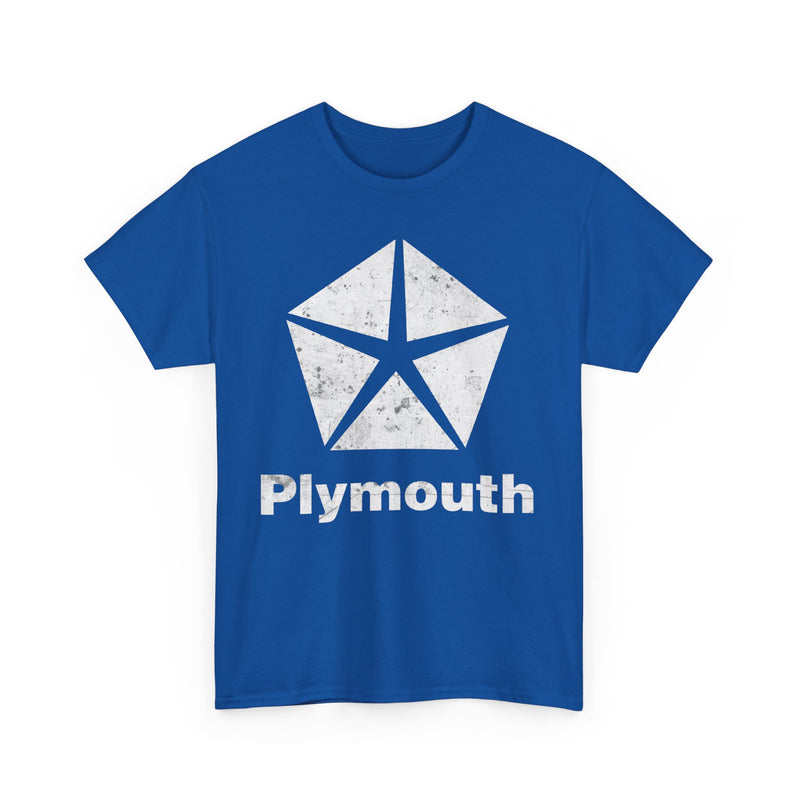 Load image into Gallery viewer, (No Logo) Plymouth Automobile Car Manufactuer White Logo T-shirt