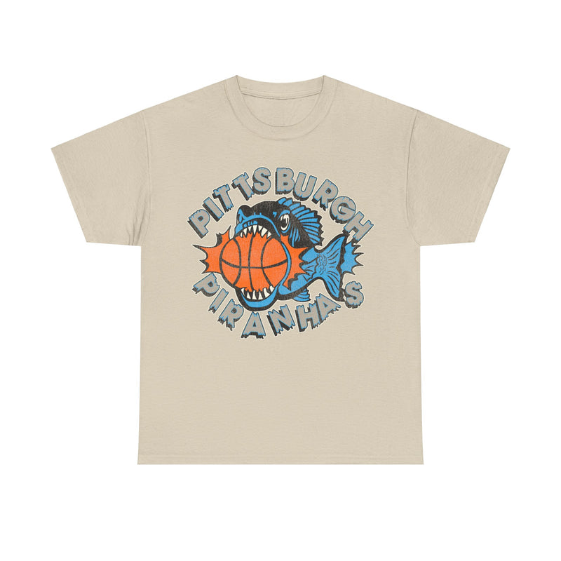 Load image into Gallery viewer, Pittsburgh Piranhas Basketball Team Nostalgic Retro T-shirt