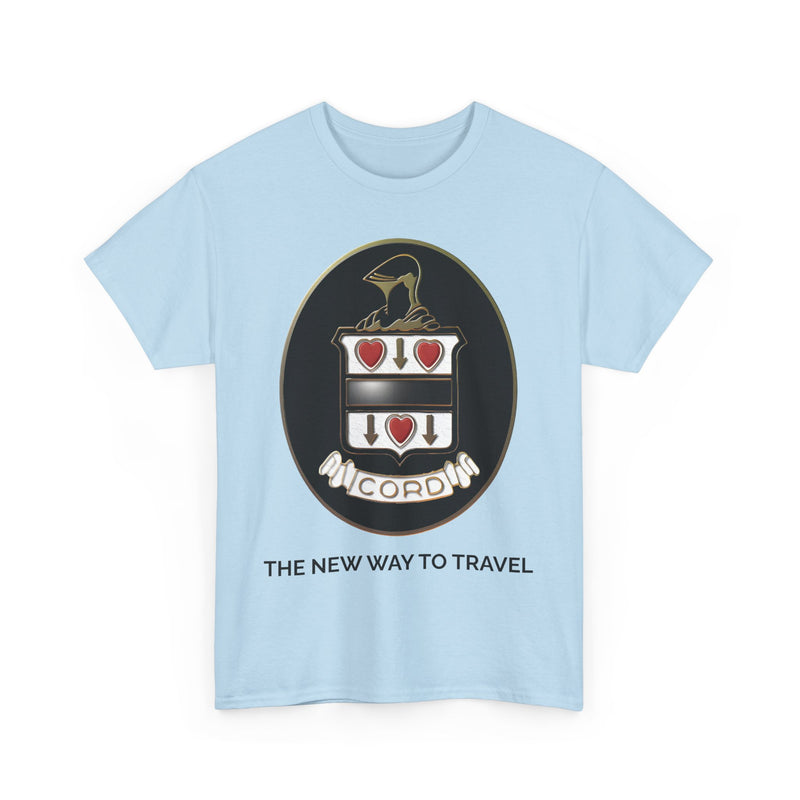 Load image into Gallery viewer, Classic Cord Automobile The New Way to Travel Logo T-shirt