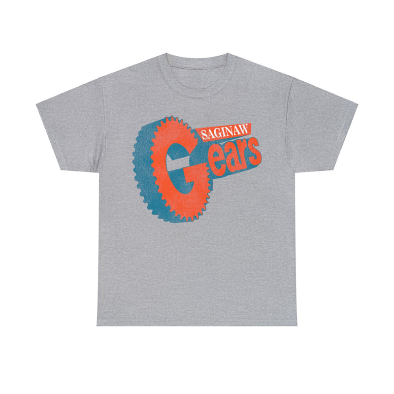 Load image into Gallery viewer, Saginaw Gears Hockey Team Nostalgic Logo T-shirt