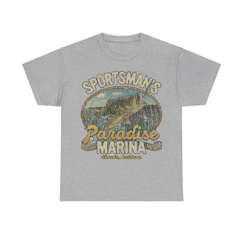 Load image into Gallery viewer, Sportsmans Paradise Louisiana Marina Store T-shirt