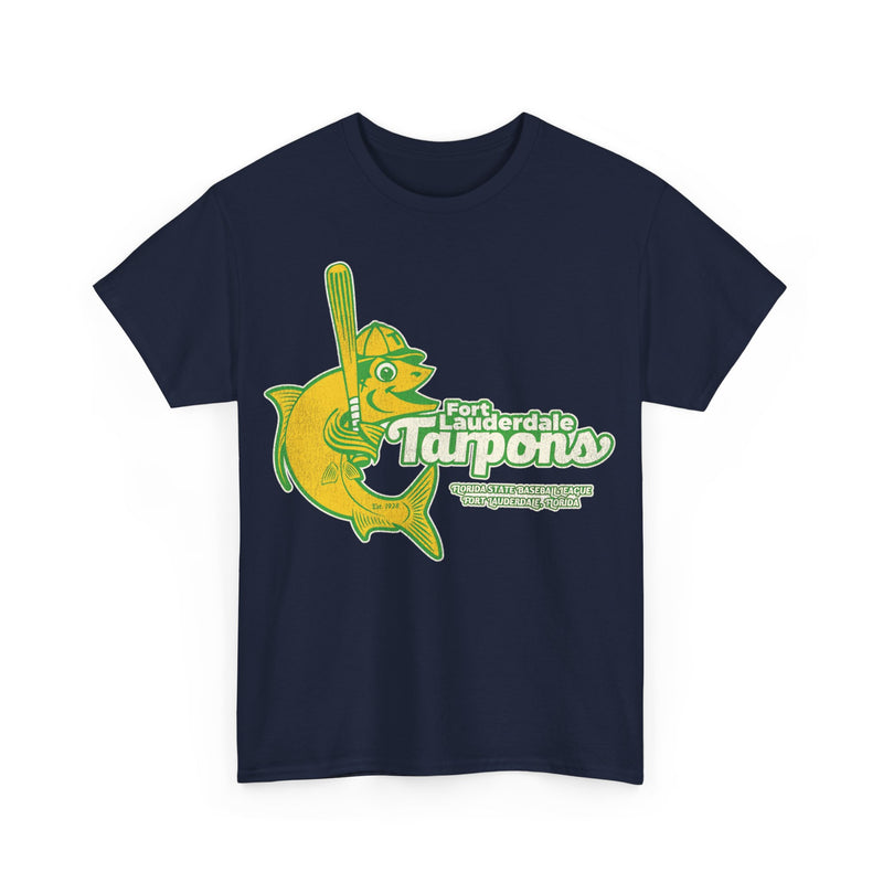 Load image into Gallery viewer, Fort Lauderdale Tarpons Nostalgic Retro Baseball Team T-shirt