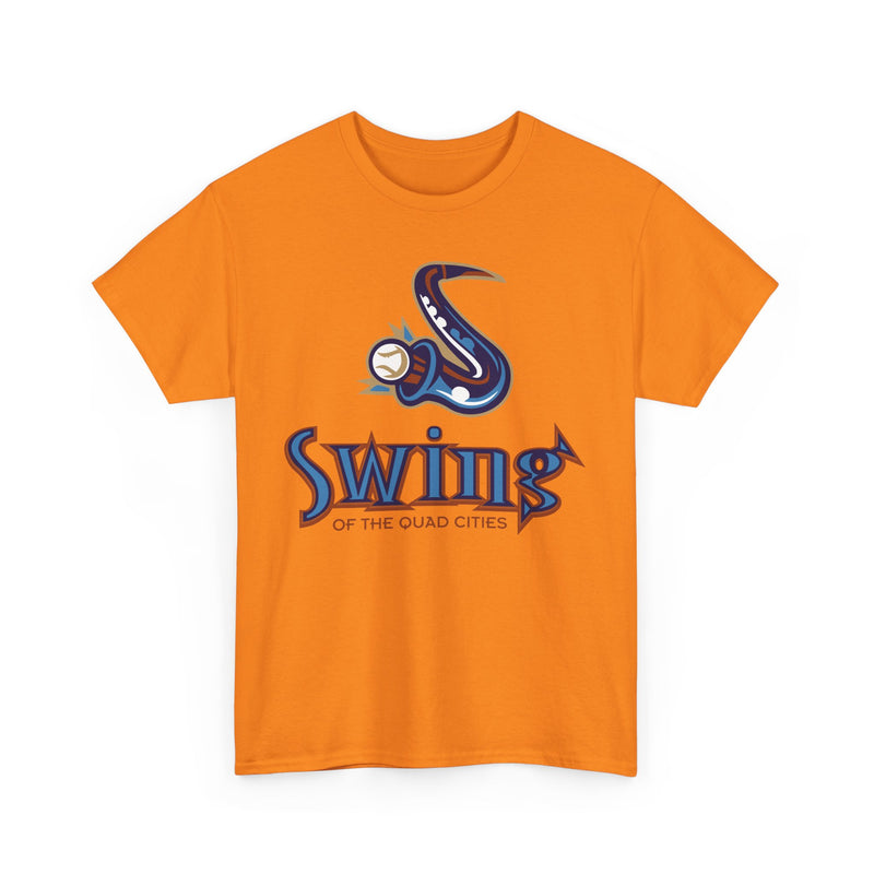 Load image into Gallery viewer, Swing of the Quad Cities Iowa Baseball 2004-2007 T-shirt