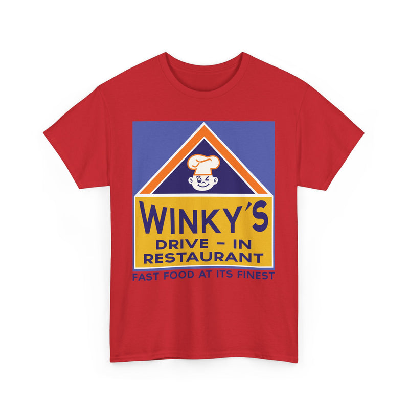 Load image into Gallery viewer, Winky's Drive-In Restaurant Fast Food Vintage Logo Chain T-Shirt