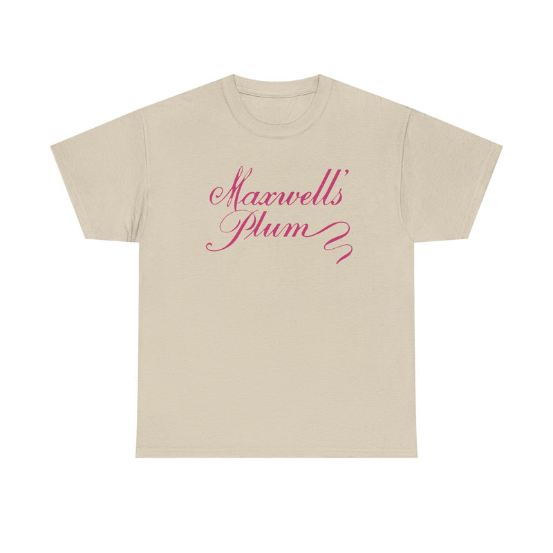 Load image into Gallery viewer, Maxwell's Plum T-Shirt - Restaurant Industry Defunct Logo Tee