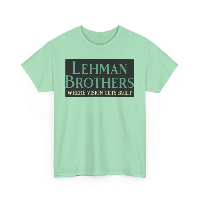Load image into Gallery viewer, Lehman Brothers Where Vision Gets Built Historic Wall Street Bank Tee New York T-Shirt