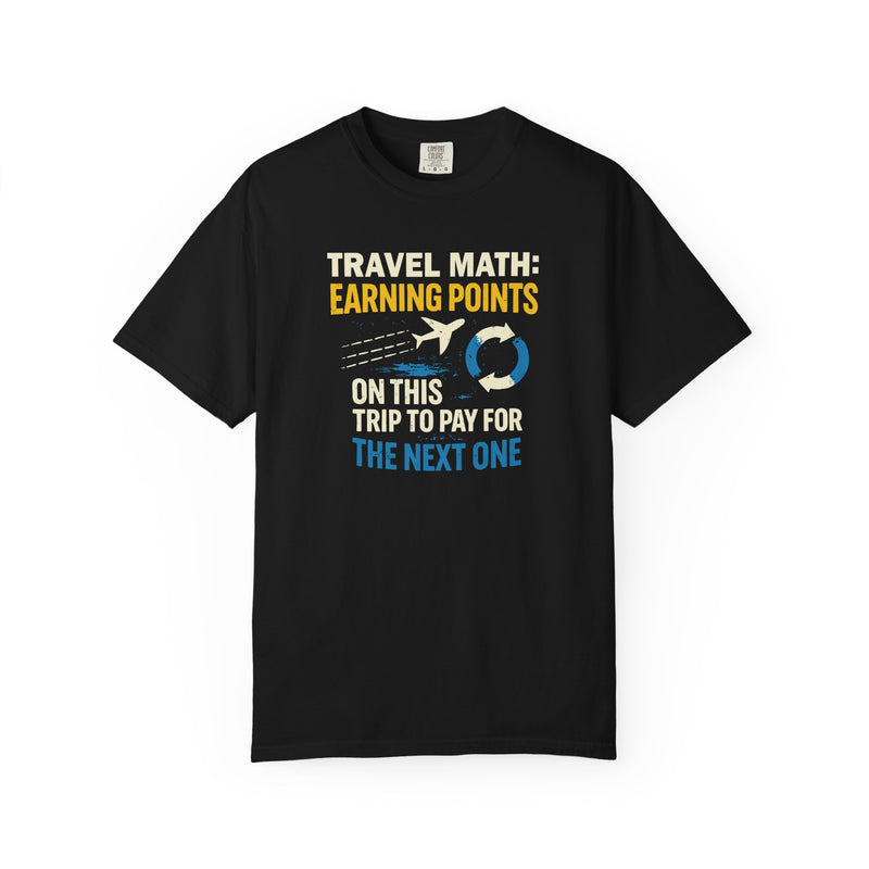Load image into Gallery viewer, Travel Math Earning Points Credit Card Miles Travel T-shirt