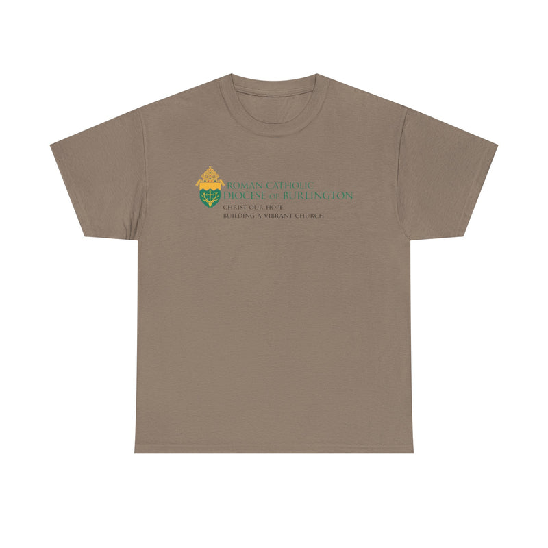 Load image into Gallery viewer, Diocese of Burlington T-Shirt - Catholic Church Logo Tee - Vermont Religious