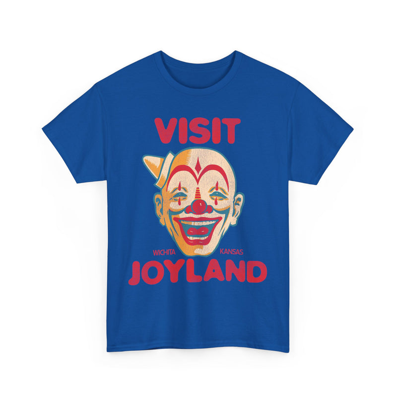 Load image into Gallery viewer, Visit Joyland Amusement Park 1949 Wichita Kansas Theme Park Clown T-shirt
