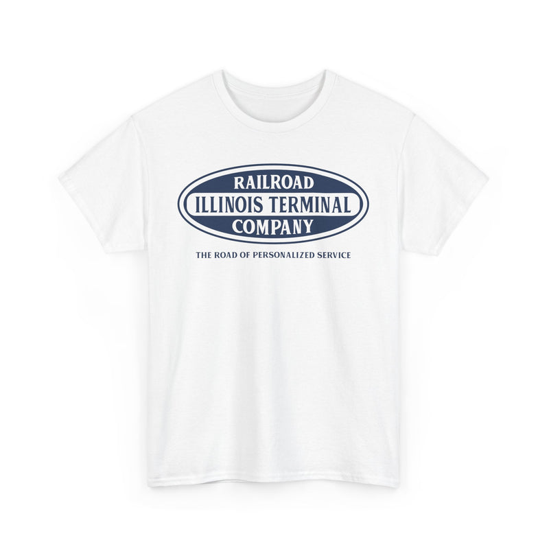 Load image into Gallery viewer, Illinois Terminal Personalized Service Railroad Logo Train T-Shirt
