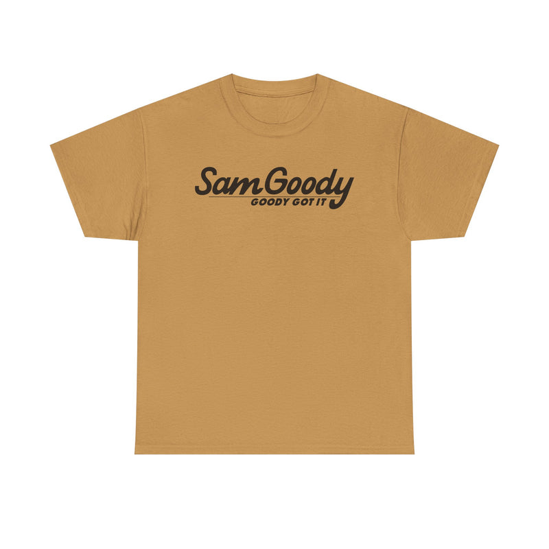 Load image into Gallery viewer, Sam Goody Goody Got It Black Logo Music Entertainment Store Nostalgic T-shirt