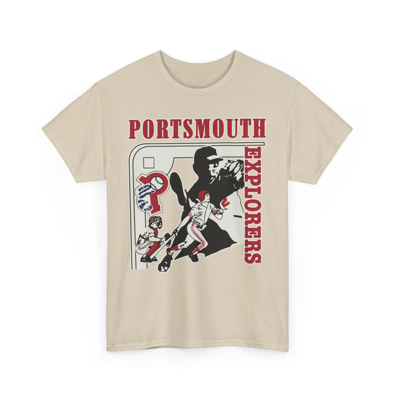 Load image into Gallery viewer, Portsmouth Explorers Ohio 1993-1995 Baseball T-shirt