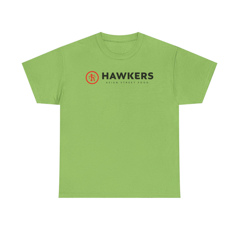 Load image into Gallery viewer, Hawkers Asian Street Food T-Shirt Bankrupt Restaurant Chain Logo Tee