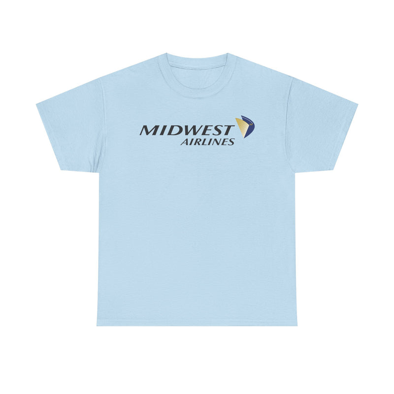 Load image into Gallery viewer, Midwest Airlines Classic Black Yellow Logo Aviation History Collectible T-shirt