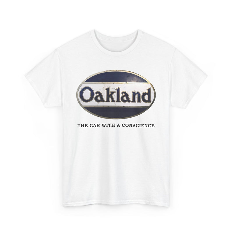 Load image into Gallery viewer, Oakland The Car With A Conscience Pontiac Predecessor T-shirt