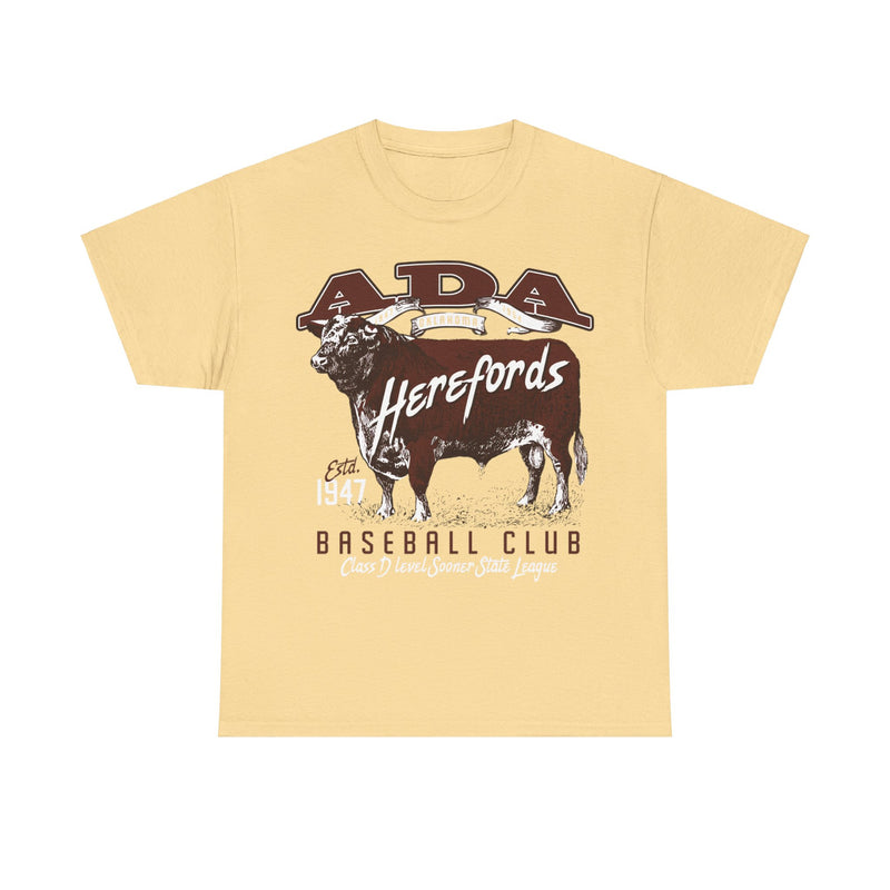 Load image into Gallery viewer, Ada Herefords 1947 Oklahoma Baseball T-shirt