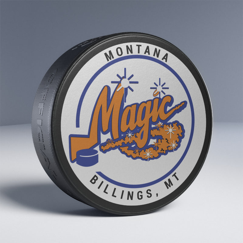 Load image into Gallery viewer, Montana Magic Central League 1983-1984 Hockey Puck