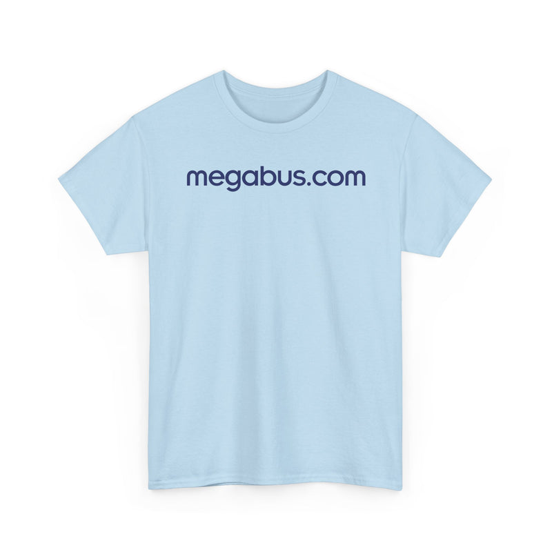 Load image into Gallery viewer, Megabus.com Defunct Bus Service T-Shirt Budget Travel Transportation Company Tee