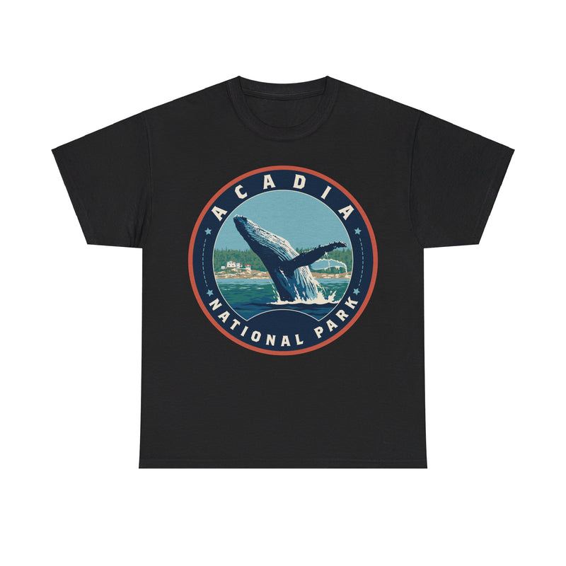 Load image into Gallery viewer, Acadia National Park Maine Round Logo T-shirt