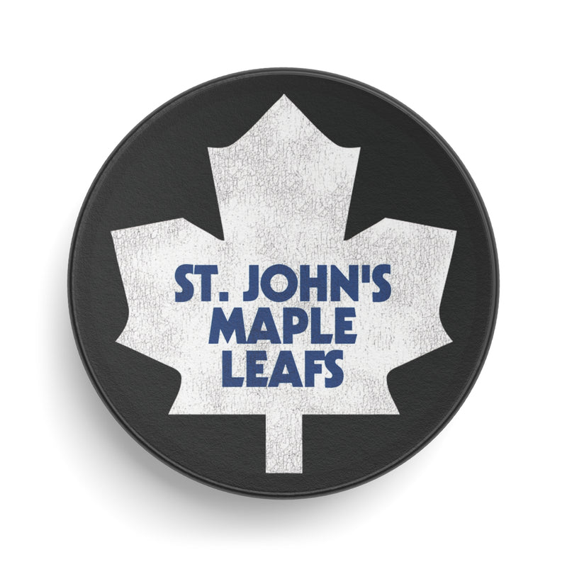 Load image into Gallery viewer, St Johns Maple Leafs Nostalgic Retro Hockey Puck