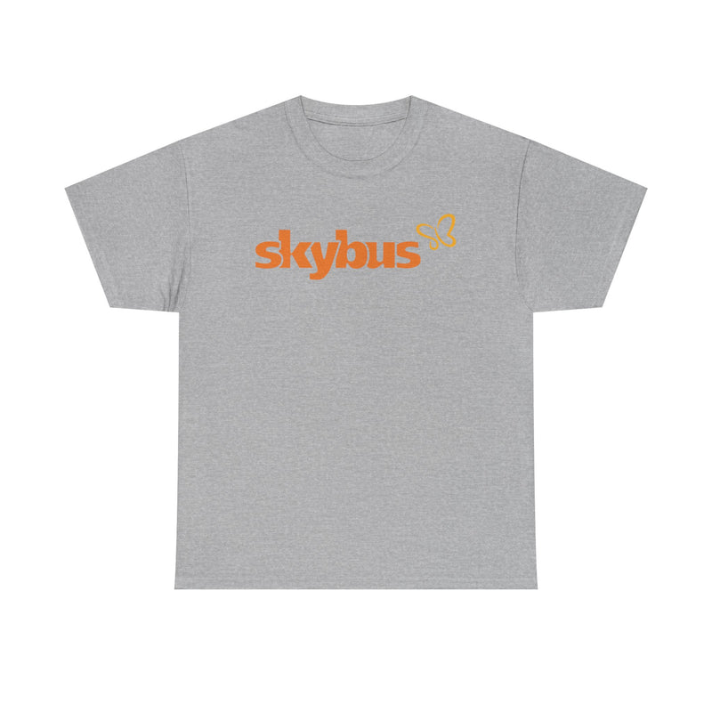 Load image into Gallery viewer, Skybus Australian Low Cost Carrier Orange Butterfly Logo Airline T-shirt